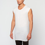 Light Weight Long Sleeveless Tee // White (S)