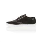 Defeo Q Crocodile Low-Top Sneaker // Black + White (US: 10)