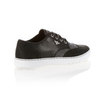 Defeo Q Crocodile Low-Top Sneaker // Black + White (US: 10.5)