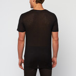 U Neck Tee // Black (XS)