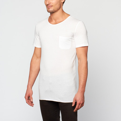 Light Weight Pocket Tee // White (XS)