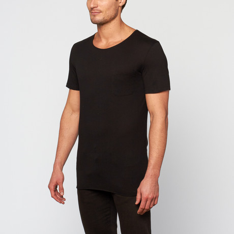 Light Weight Pocket Tee // Black (XS)