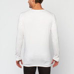 Bare + Jaded // Long Sleeve Tee // White (XS)