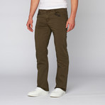 Stretch Pants // Dark Brown (32WX30L)