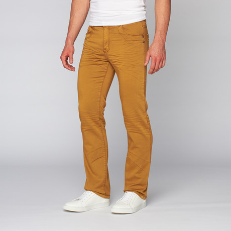 Stretch Pants // Mustard (30WX30L)