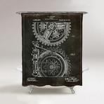 Gearing Shower Curtain // 1912
