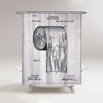 Toilet Paper Roll Shower Curtain // 1891