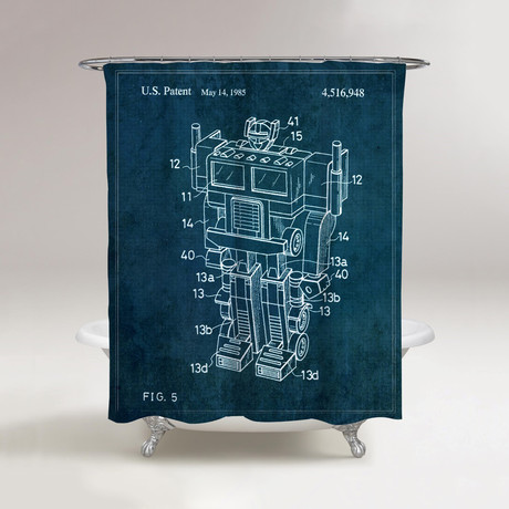 Reconfigurable Toy Shower Curtain // 1985