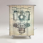 Sauer Camera Shower Curtain // 1962