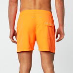 Solid Swim Short // Neon Orange (L)