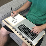 Slate 2.0 Mobile LapDesk // Whiteboard (11"-13")