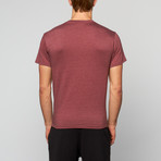 Phys Ed Tee // Heather Burgundy (M)