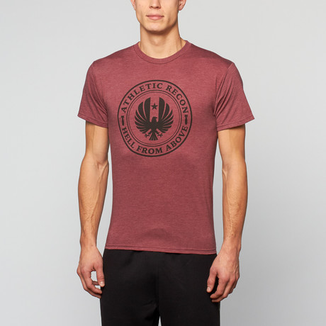 Hellbird Tee // Heather Burgundy (S)