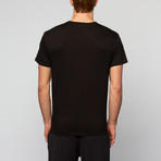 Data Point Tee // Black (L)