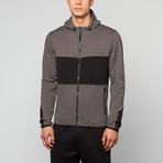 Contender Zip Hoodie // Heather Charcoal (M)