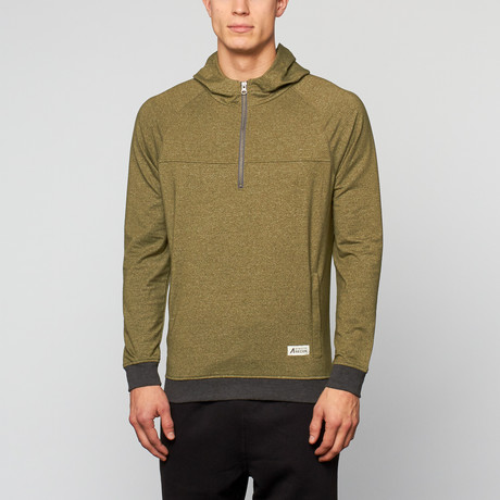 Assasin Half Zip Hoodie // Green (S)