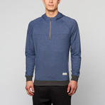 Assasin Half Zip Hoodie // Blue (L)