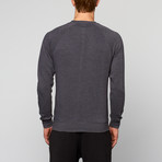 Phys Ed Crew Fleece // Heather Navy (M)