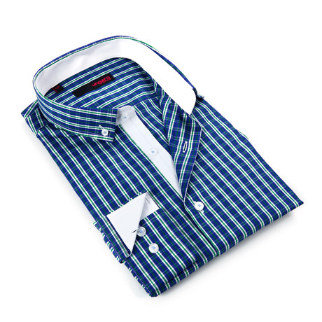 Button-Down Shirt // Lake Plaid (S)