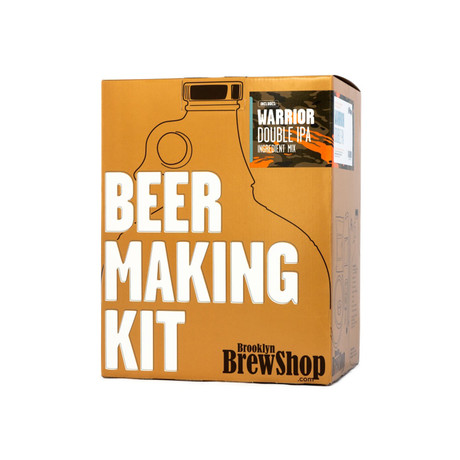 Warrior Double IPA Beer Making Kit + Beer Making Book Bundle