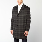 Zenbriele // Plaid Plaid Formal  Classic Fit // Black + Grey (S)