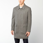 Zenbriele // Classic Fit Officers Coat // Grey (S)