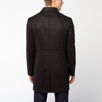 Zenbriele // Classic Fit Officers Coat // Black (S)