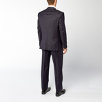 Rivelino // 2 Piece Suit Slim Fit // Black Pinstripe (US: 38R)
