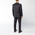 Rivelino // 2 Piece Suit Classic Fit // Black Pinstripe (US: 40S)