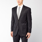 Rivelino // 2 Piece Suit Classic Fit // Black Pinstripe (US: 40S)
