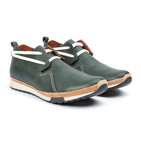 MCNDO // Carnaby Leather Sneaker // Green (US: 12)