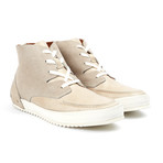 Soho Leather Hi-Top Shoe // Beige (US: 10)