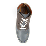 Soho Leather Hi-Top Shoe // Grey (US: 9)