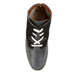 Soho Leather Hi-Top Shoe // Black (US: 9)