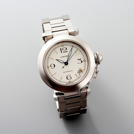 Cartier Pasha Date Automatic // 2475 // 33137 // c.1990's // Pre-Owned