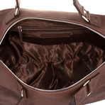 BD101 Vintage Leather Travel Bag (Black)