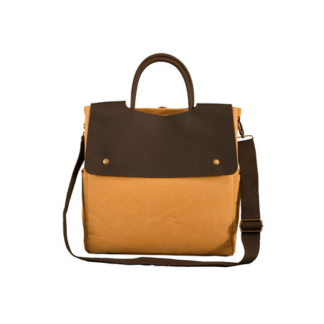 Canvas + Leather Backpack