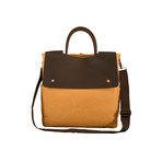 Canvas + Leather Backpack