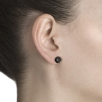 Red Dwarf Collection // Stud Earrings (Black Onyx)