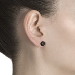 Red Dwarf Collection // Stud Earrings (Black Onyx)