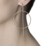 Antenna Collection // Loop Earrings (Gold)