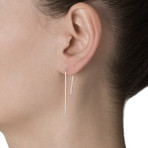 Antenna Collection // Wideband Earrings (Rose Gold)