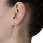 Antenna Collection // Wideband Earrings (Rose Gold)