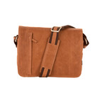 BU101 Leather Messenger // Small (Havana)