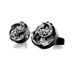 Rotor Cufflinks // Black PVD