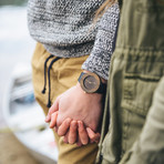Carpenter Collection // Leather & Blackwood Quartz // Hour Markers
