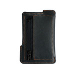 Kit Minimalist Wallet // Zipper (Brown)