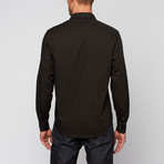 Starry Night Button Up // Black (S)