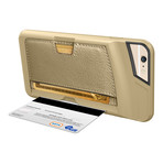 Q Card Case // Champagne Gold (iPhone 6/6S Plus)