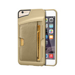 Q Card Case // Champagne Gold (iPhone 6/6S)